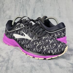 Brooks Launch 5 Black Purple Running Shoes Women  Size 10.5 B 1202661B090
